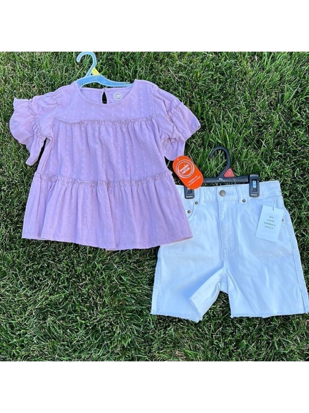 Girls medium matching clothing set